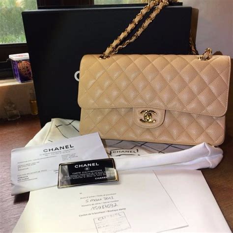 chanel classic bag medium beige|authentic chanel classic flap bag.